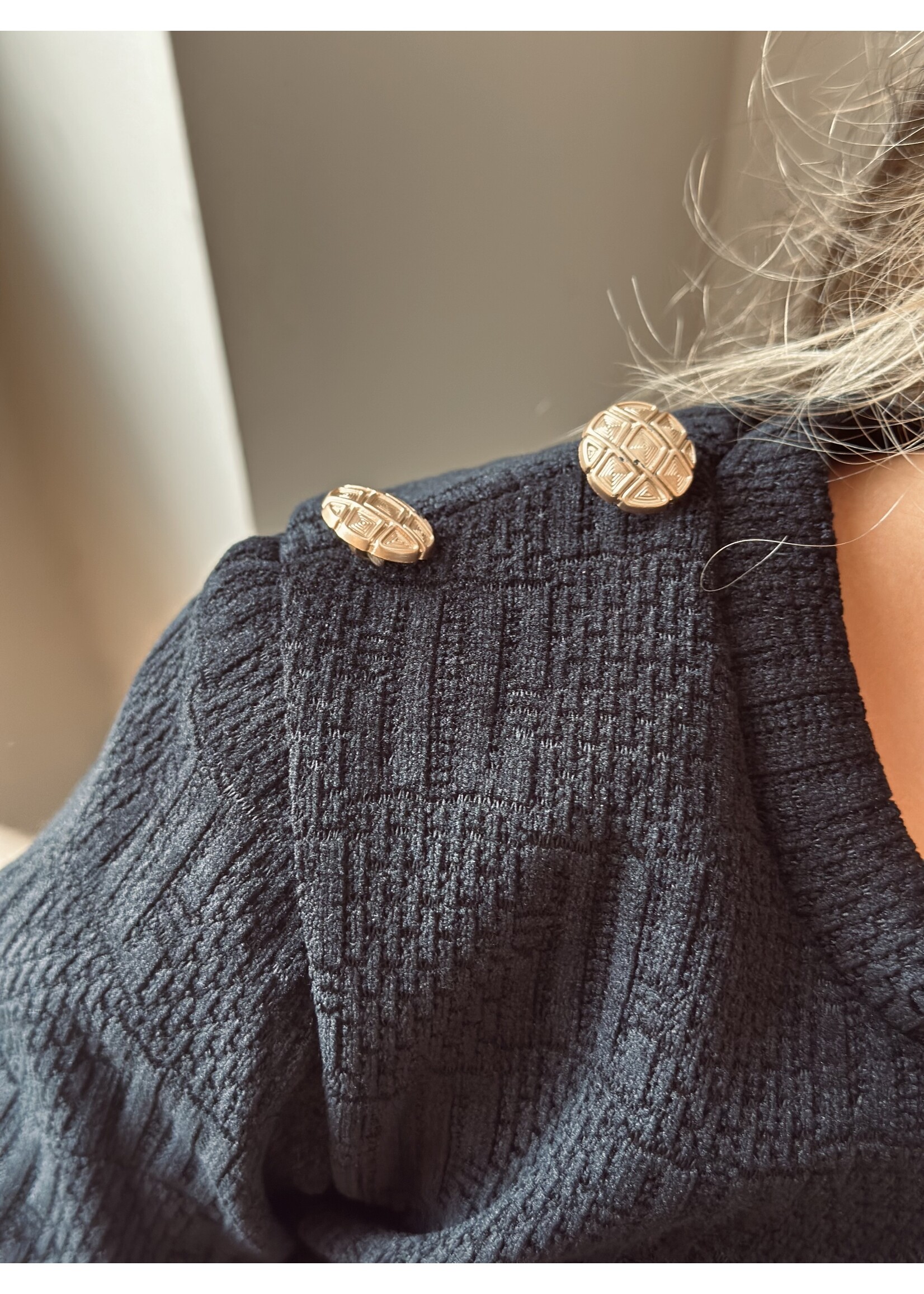 Haily dress black print