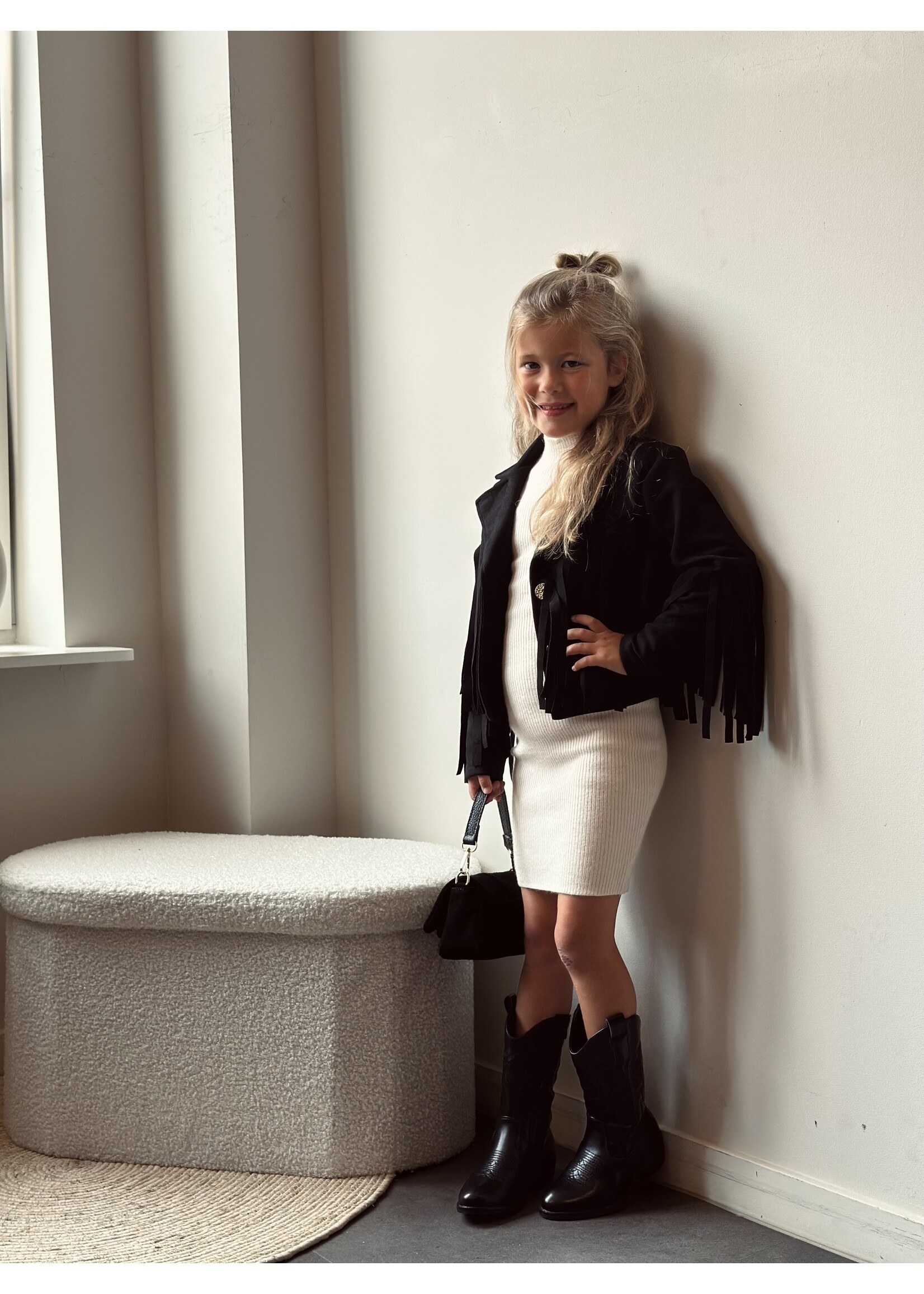 Lizeann suède jacket black