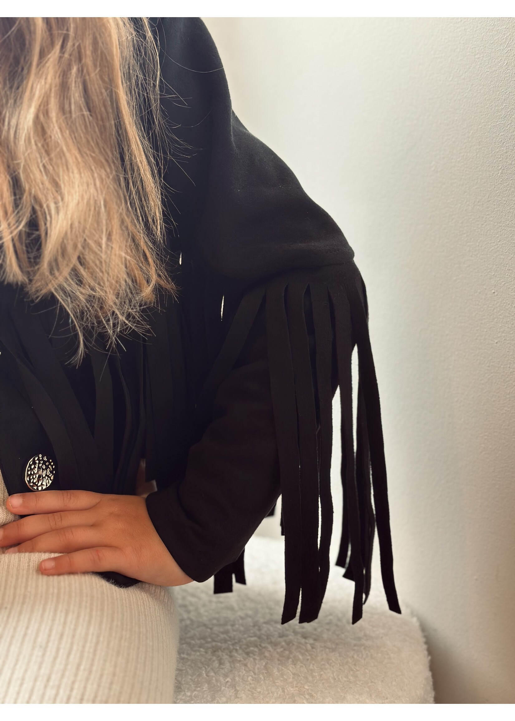 Lizeann suède jacket black