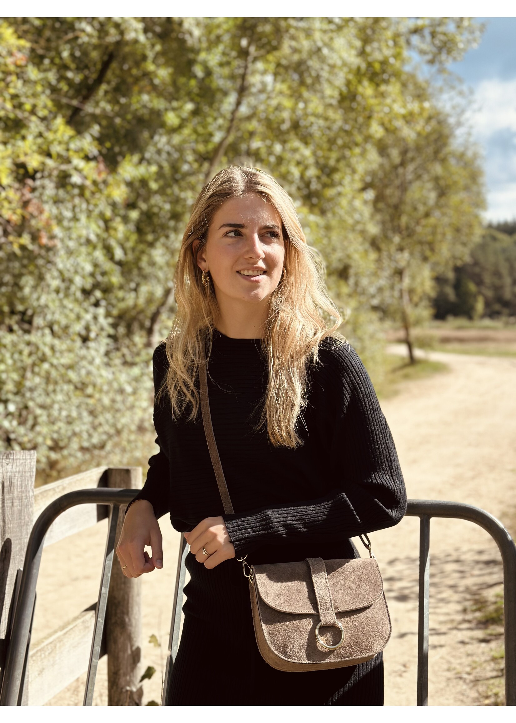 Liena set sweater + skirt black One Size