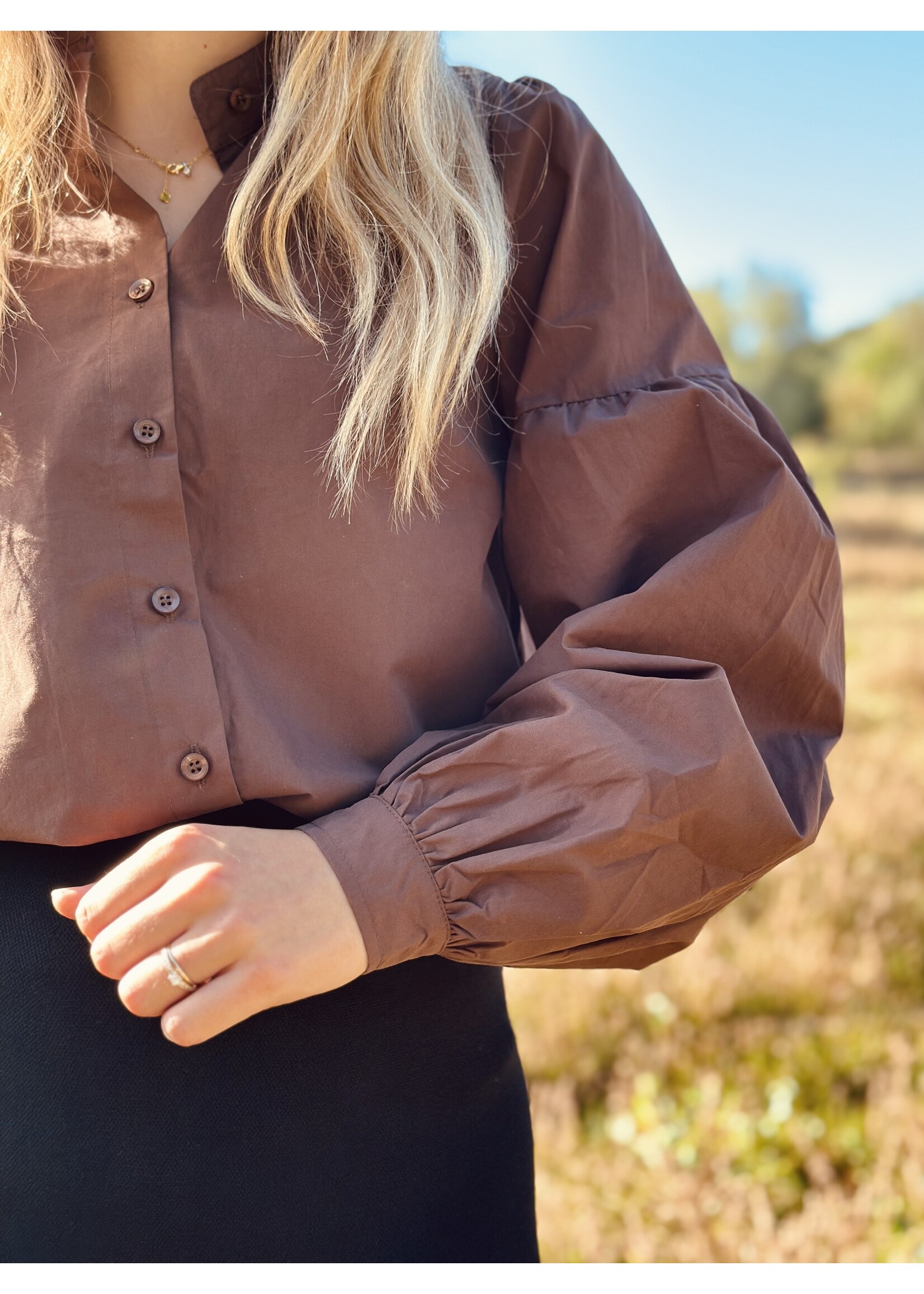 Vayen blouse brown