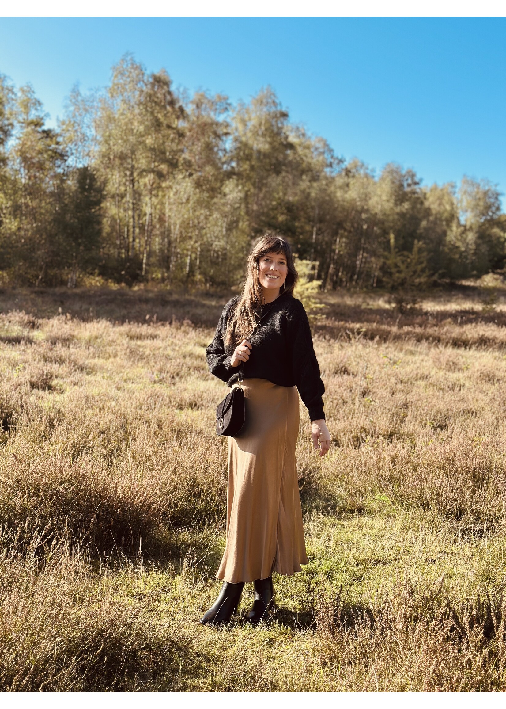 Mia knitted sweater black One Size