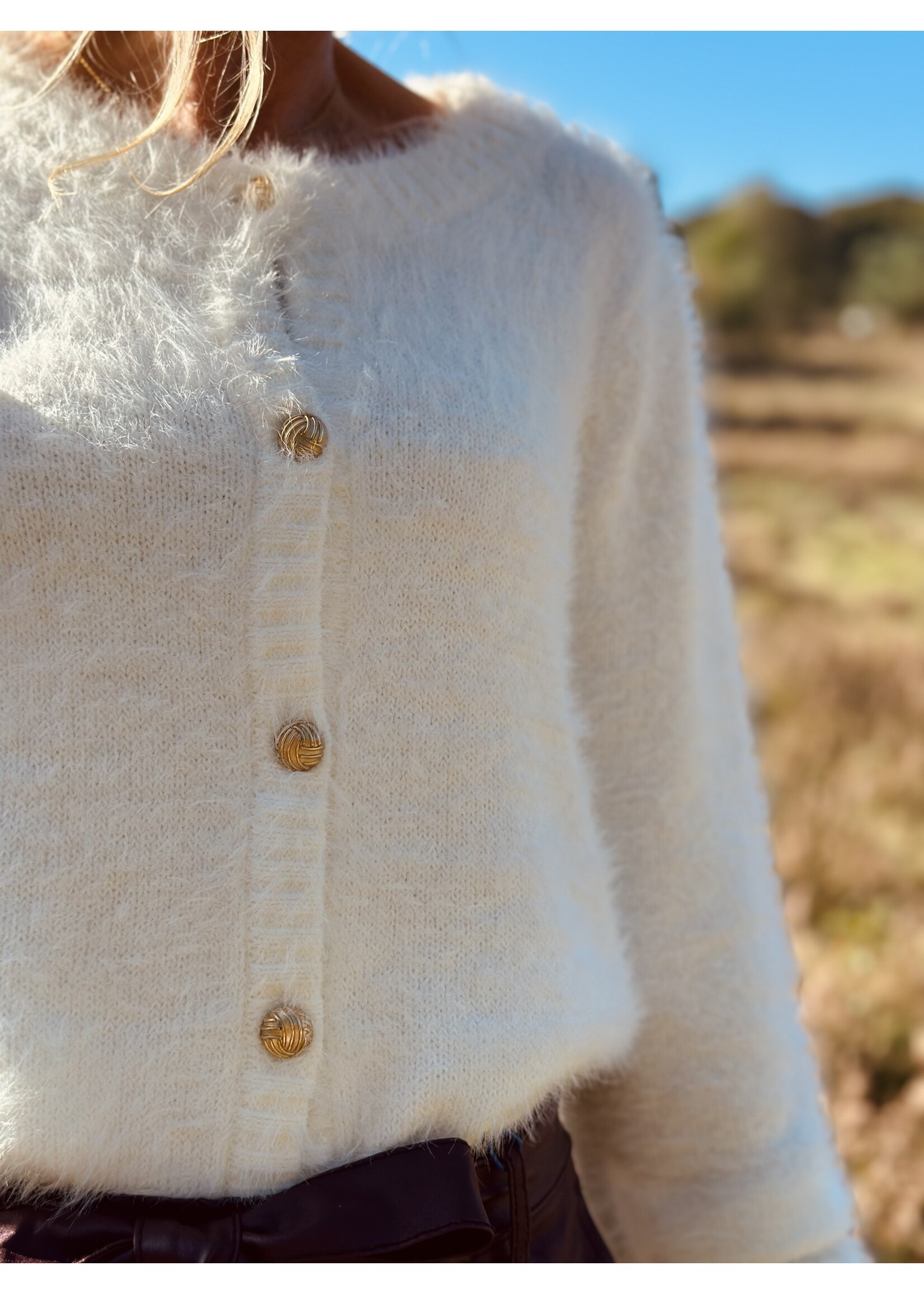 Ze-Ze Ze-Ze Dasie cardigan offwhite