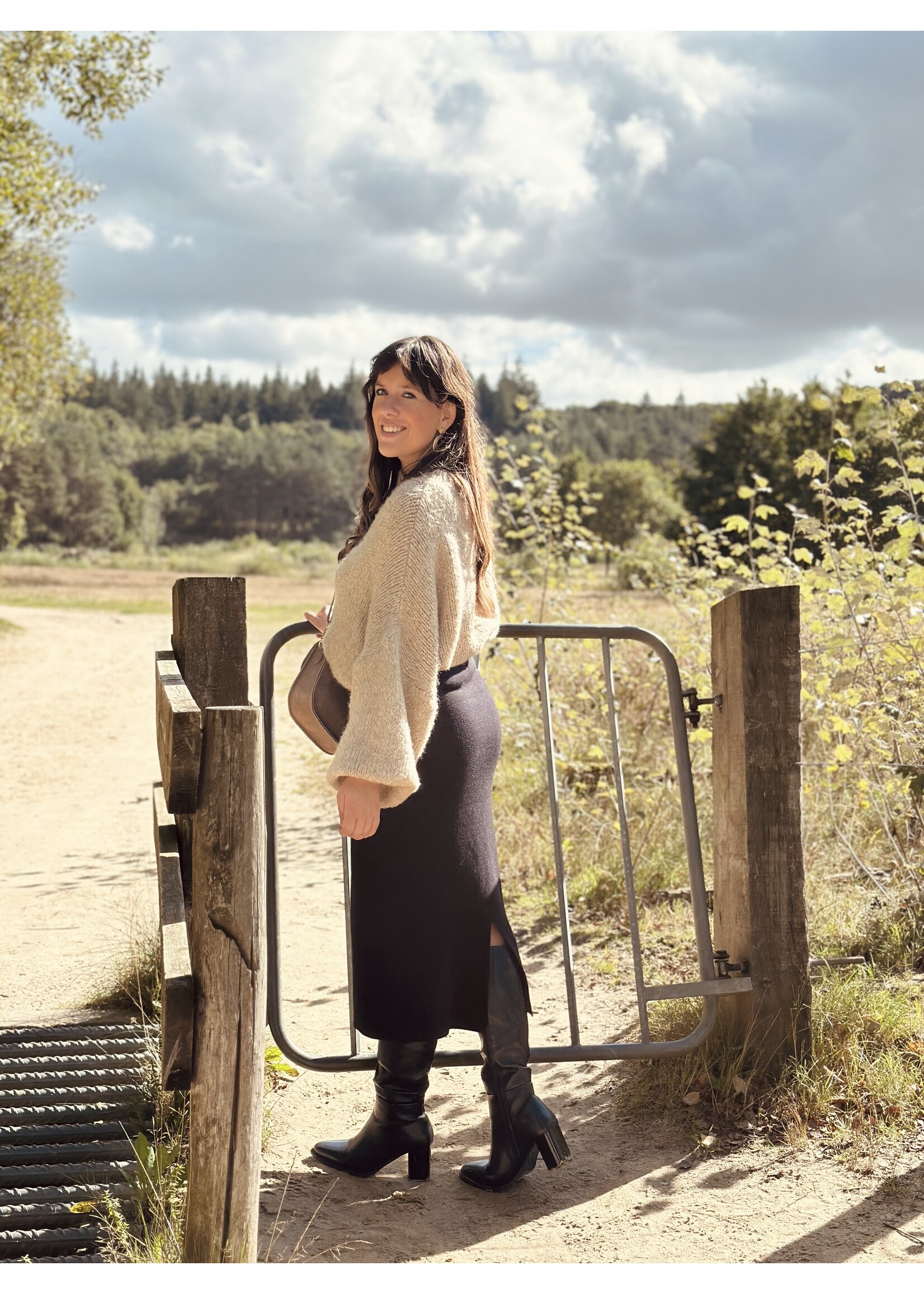 Dore long skirt black One Size