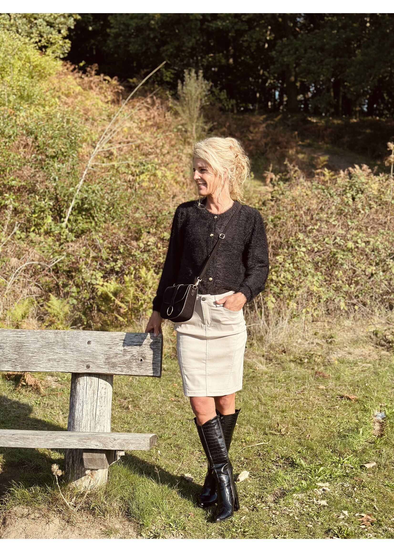 Ze-Ze Ze-Ze Dasie cardigan black