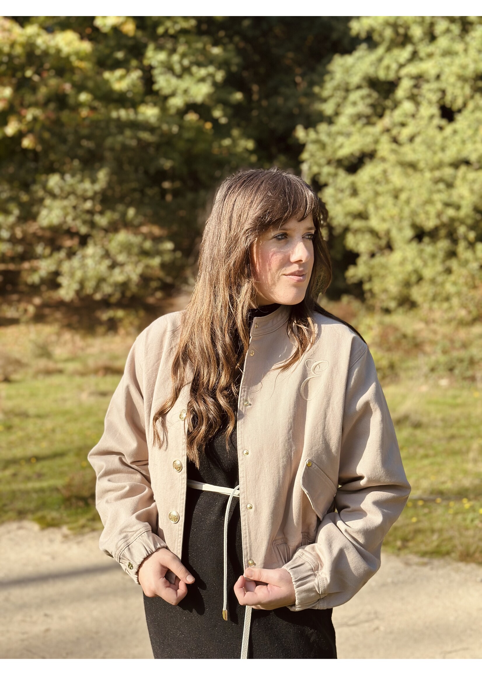 Elvira Elvira Jenny bomber jacket beige