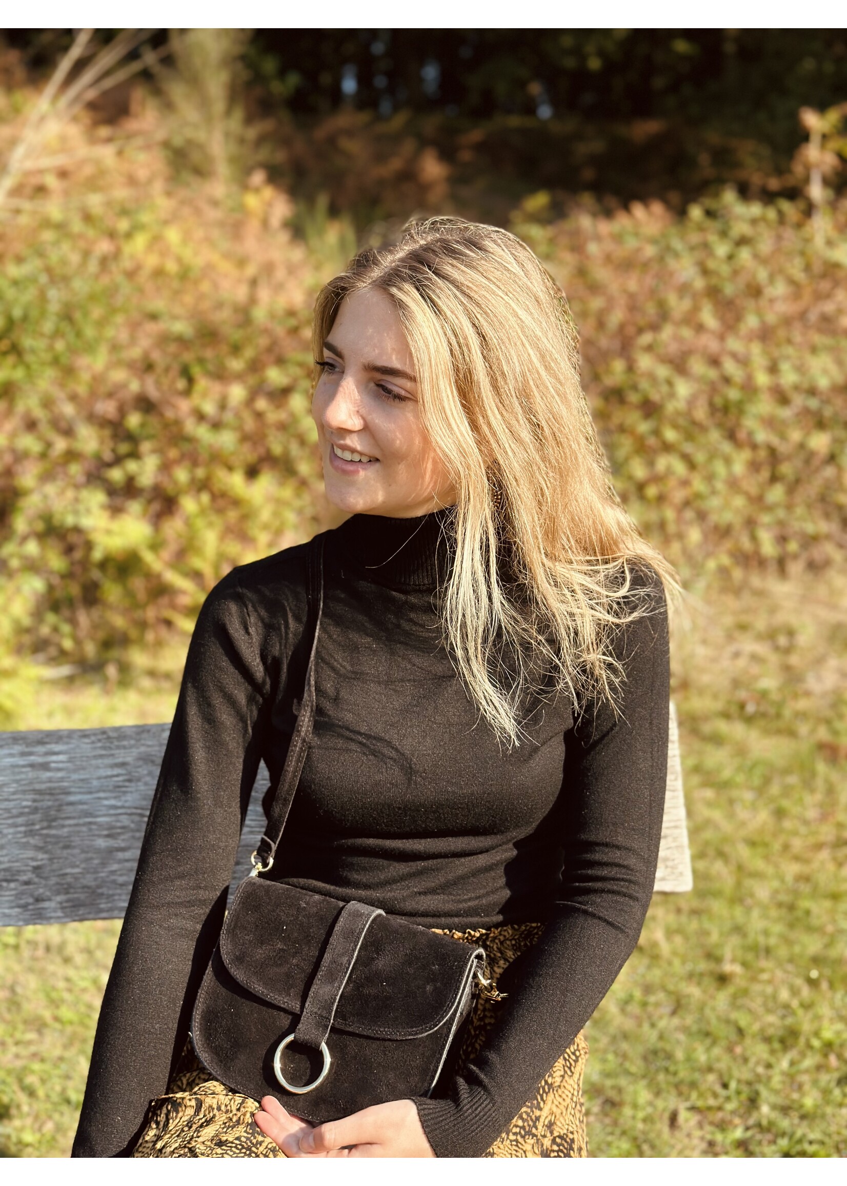 Lea turtleneck black One Size