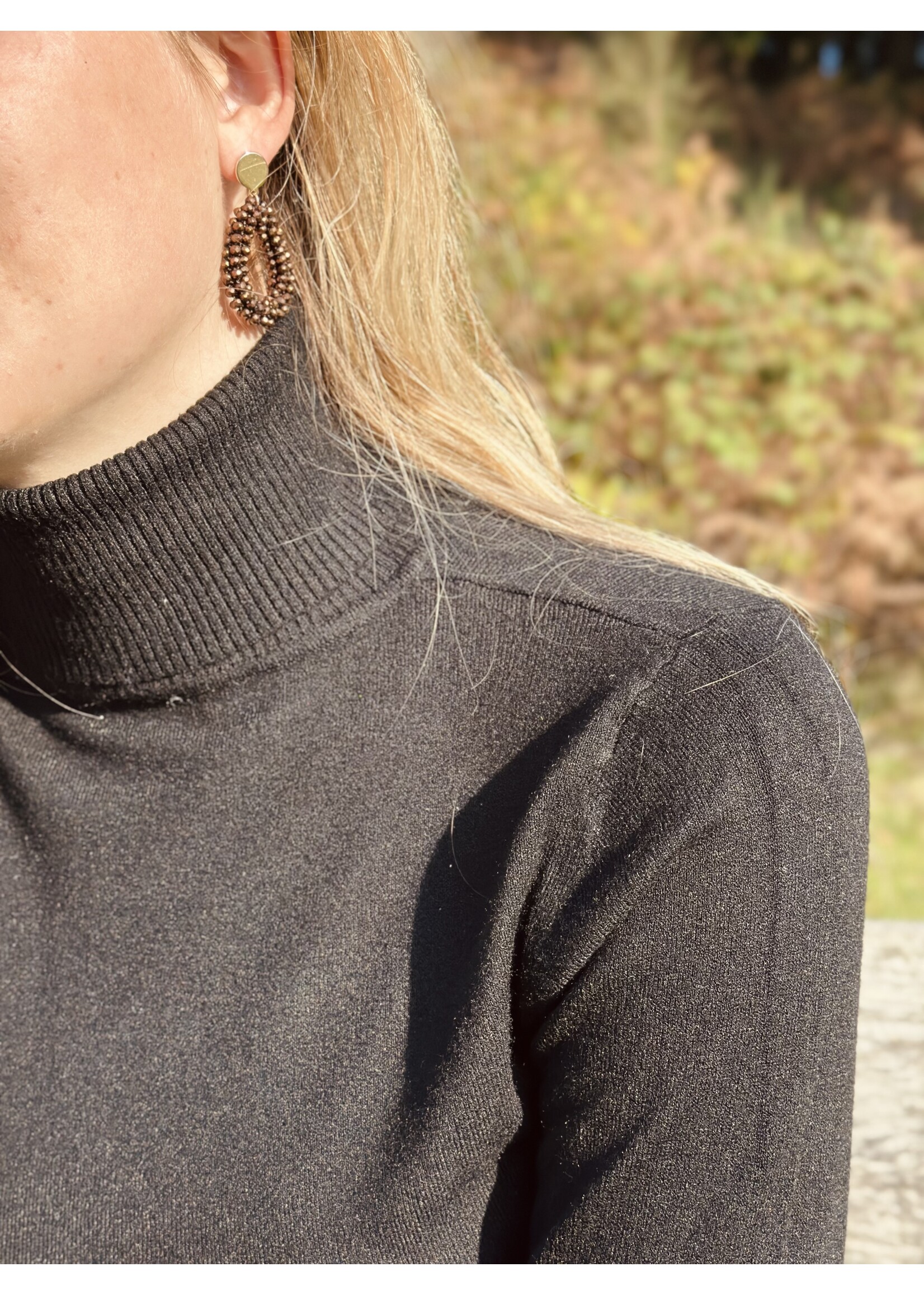 Lea turtleneck black One Size
