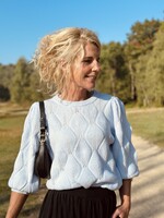 Smashed Lemon Smashed Lemon Steffie sweater light blue