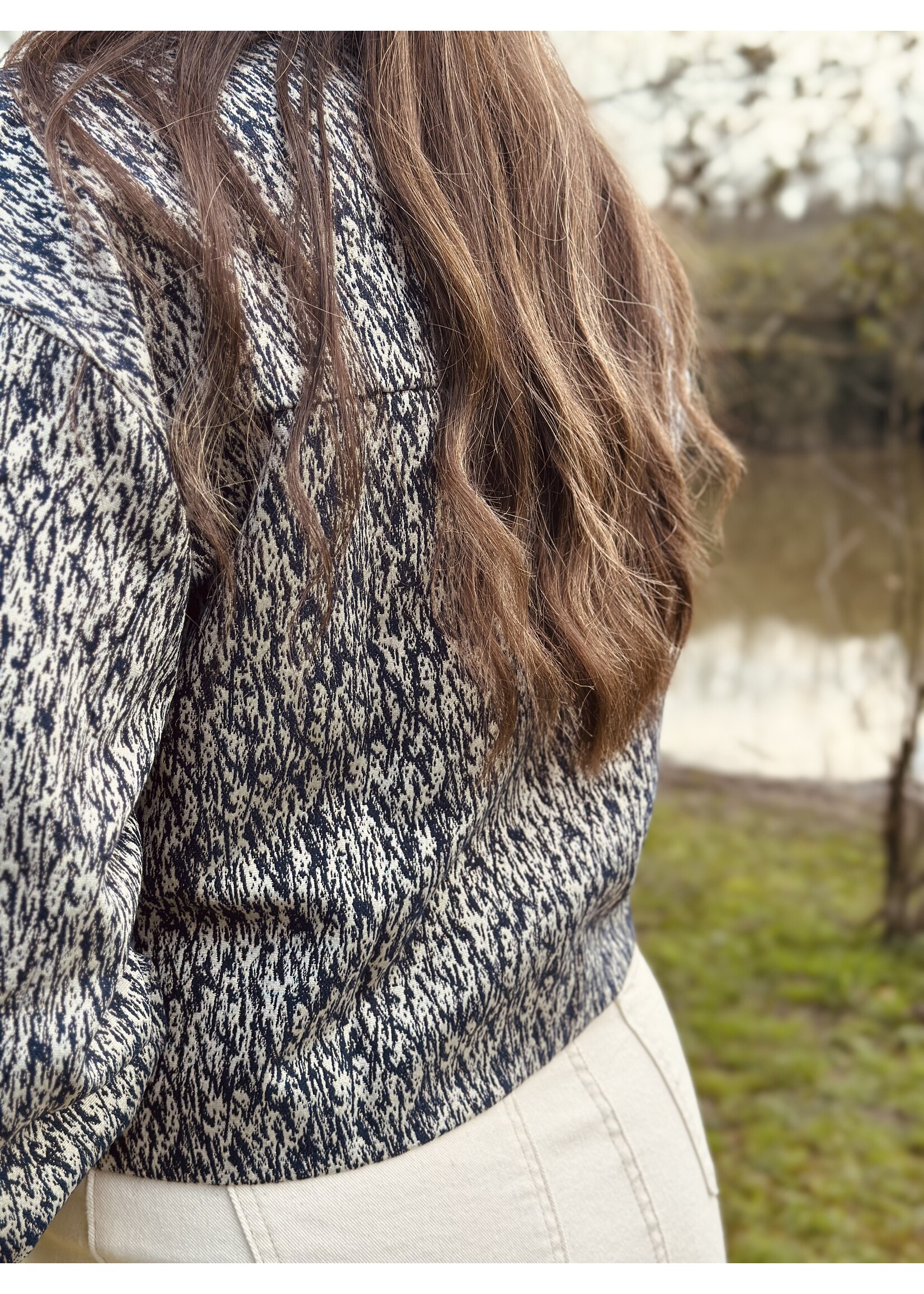 Lofty Manner Lofty Manner Eleanor jacket navy blue