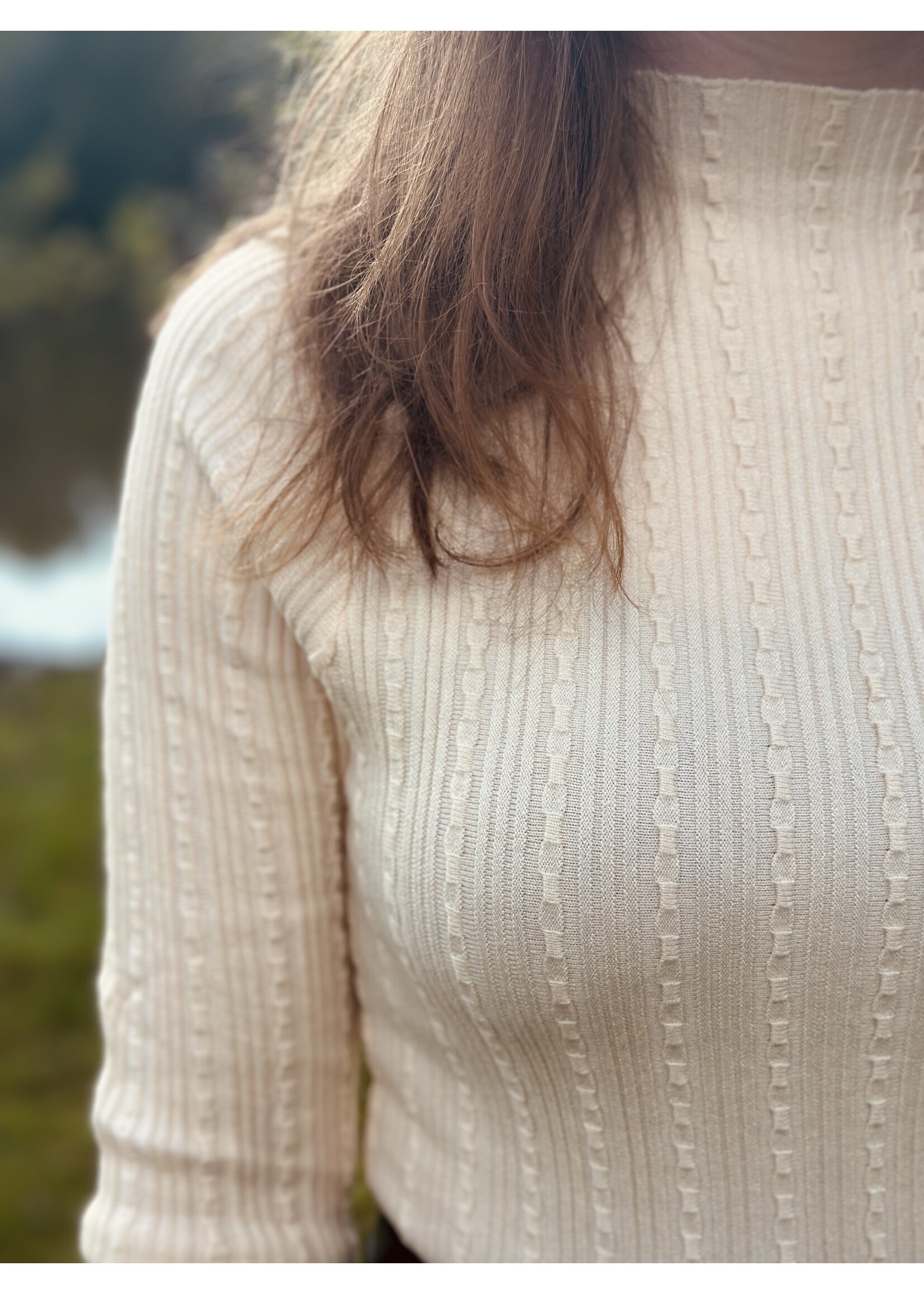 Lofty Manner Lofty Manner Rosé sweater offwhite