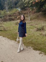 Lofty Manner Lofty Manner Carol skirt black/ blue print