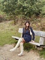 Lofty Manner Lofty Manner Jazzy dress black/darkblue print