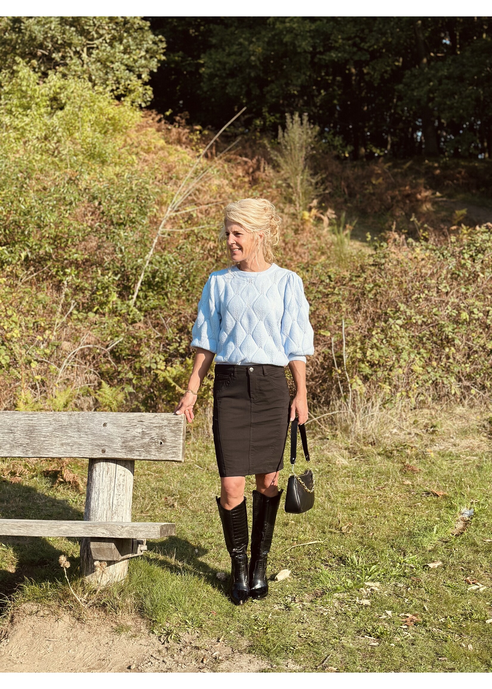 Ze-Ze Ze-Ze Lara skirt black