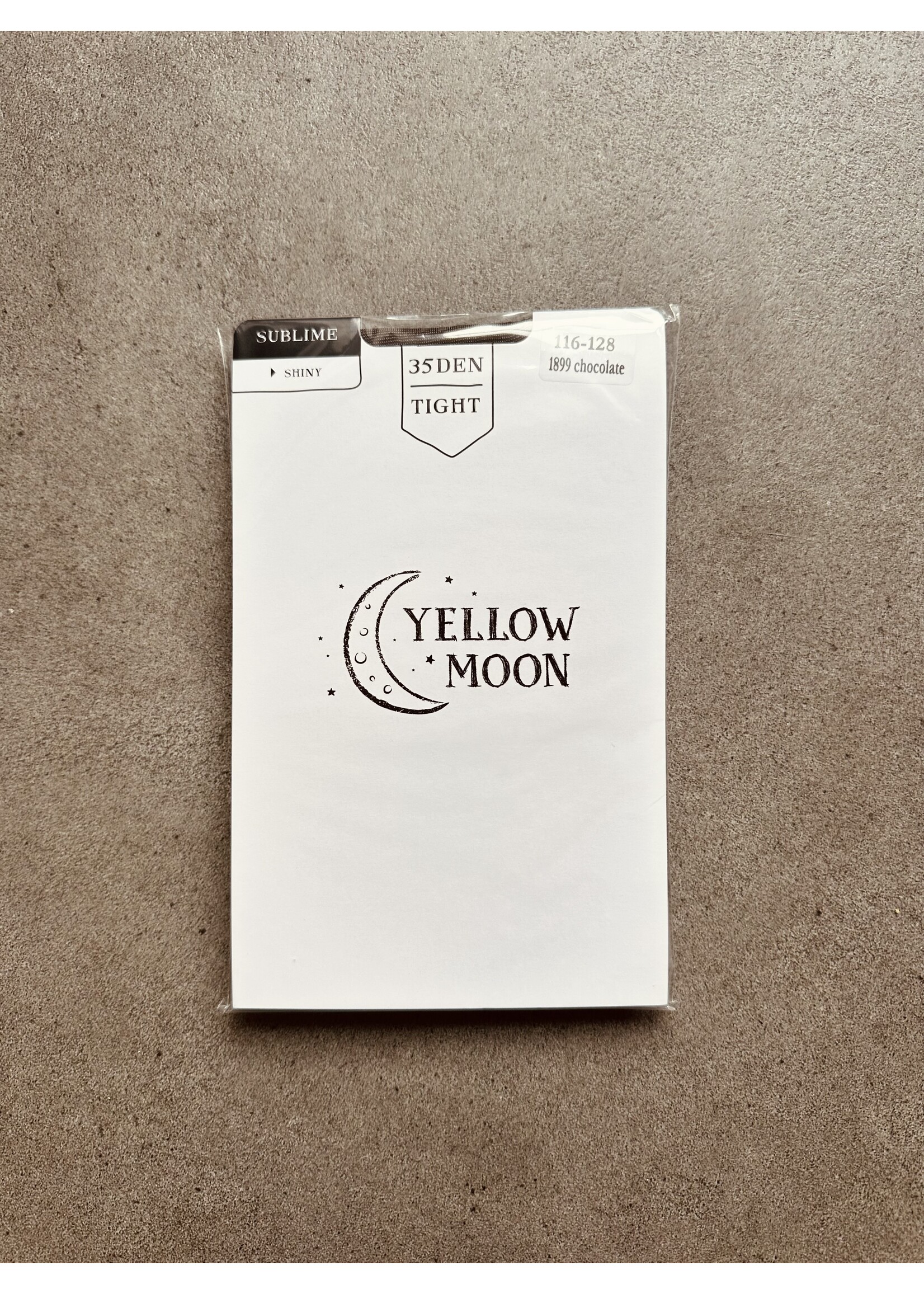 Yellow Moon 35 den panty chocolate