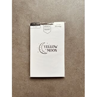 Yellow Moon 35 den panty chocolate