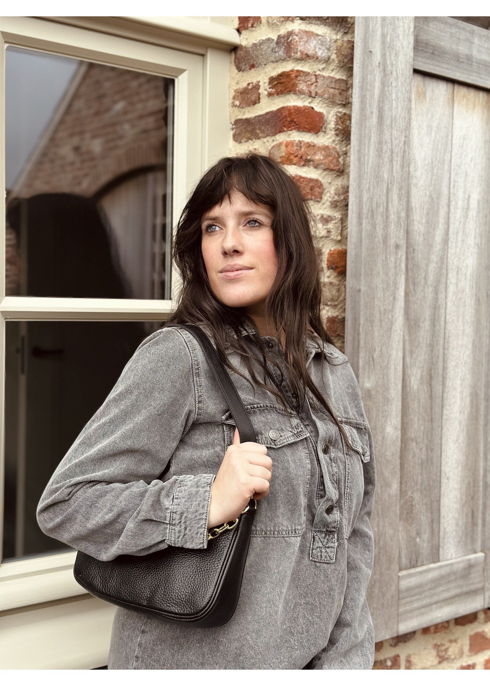 Sisters Point Sisters Point Nine denim dress grey