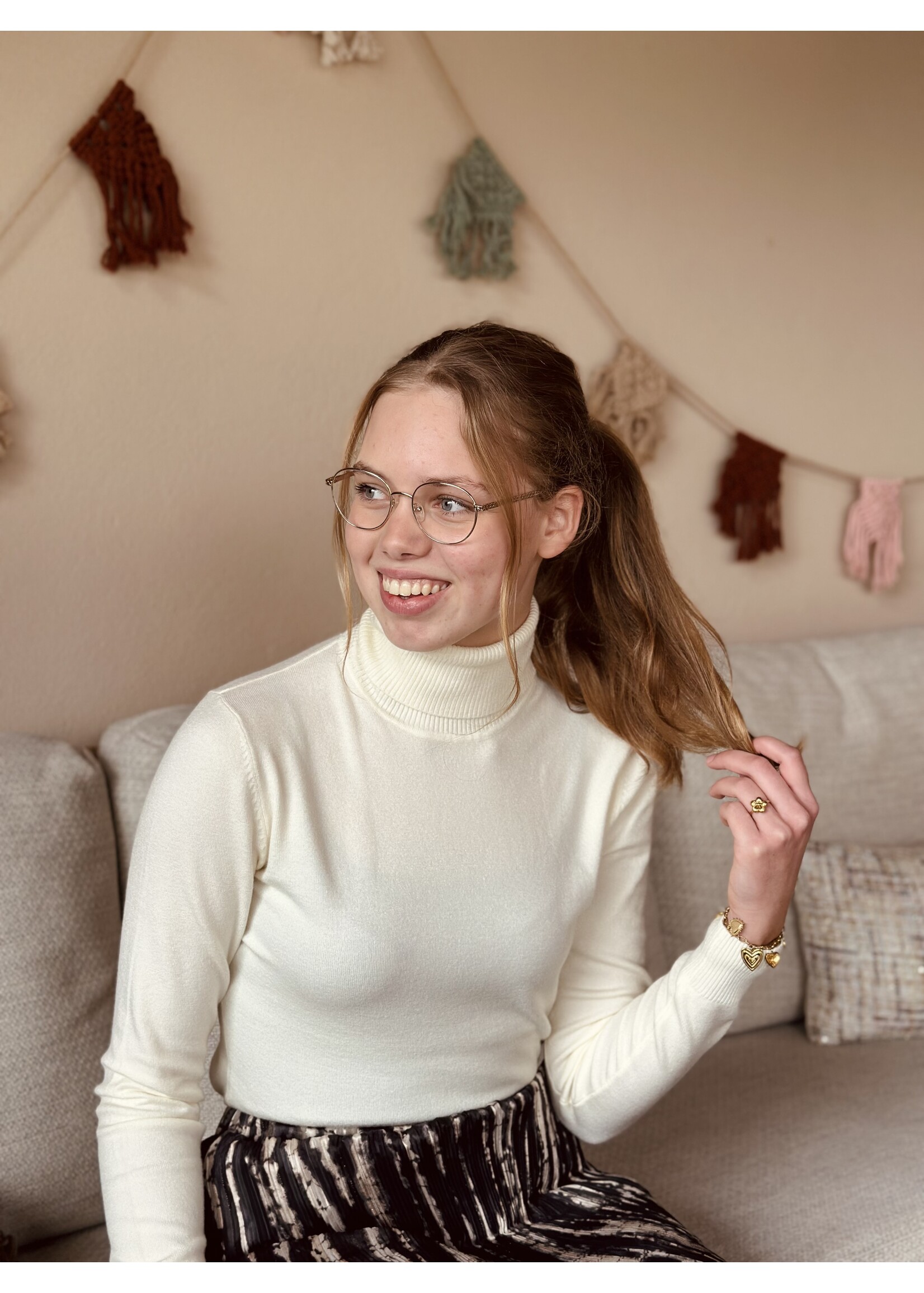 Roanne turtleneck crème