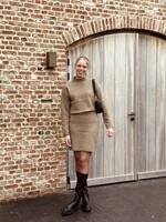 Sisters Point Sisters Point Malou knitted skirt taupe