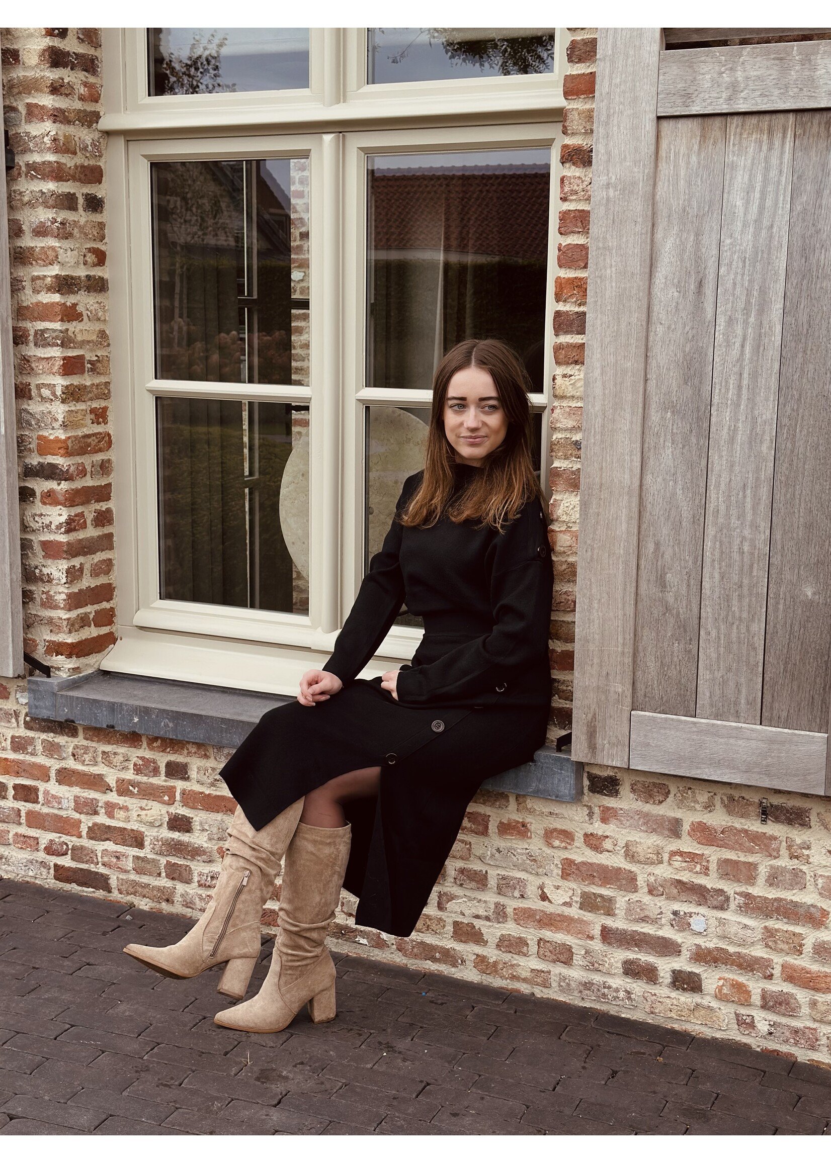 Rosita set sweater + skirt black One Size