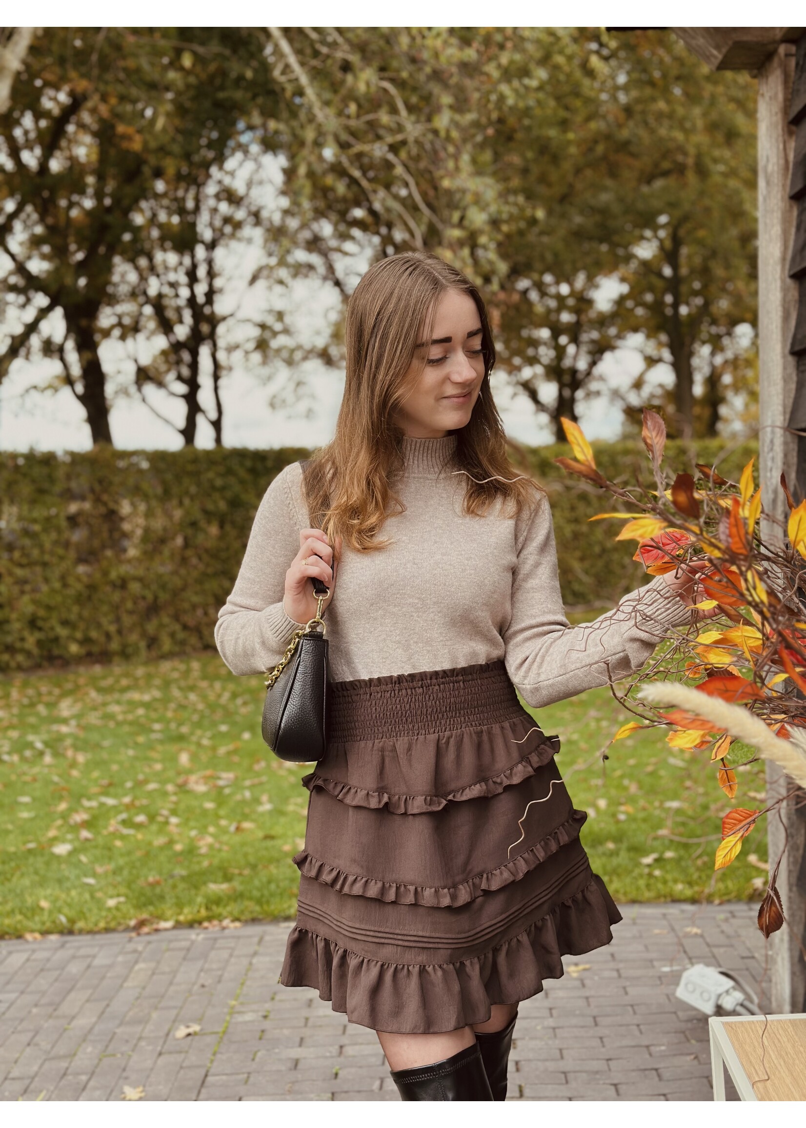 Annabel sweater taupe