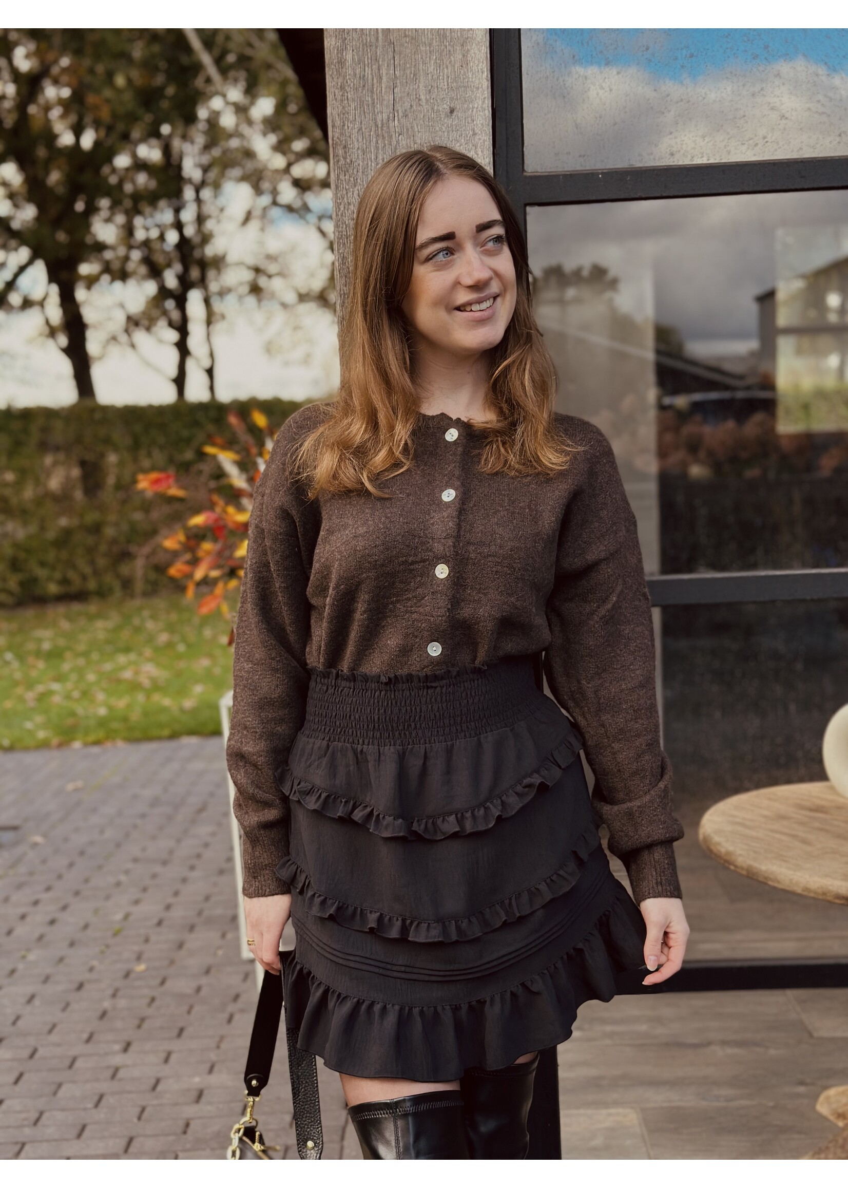 Quinty cardigan brown One Size