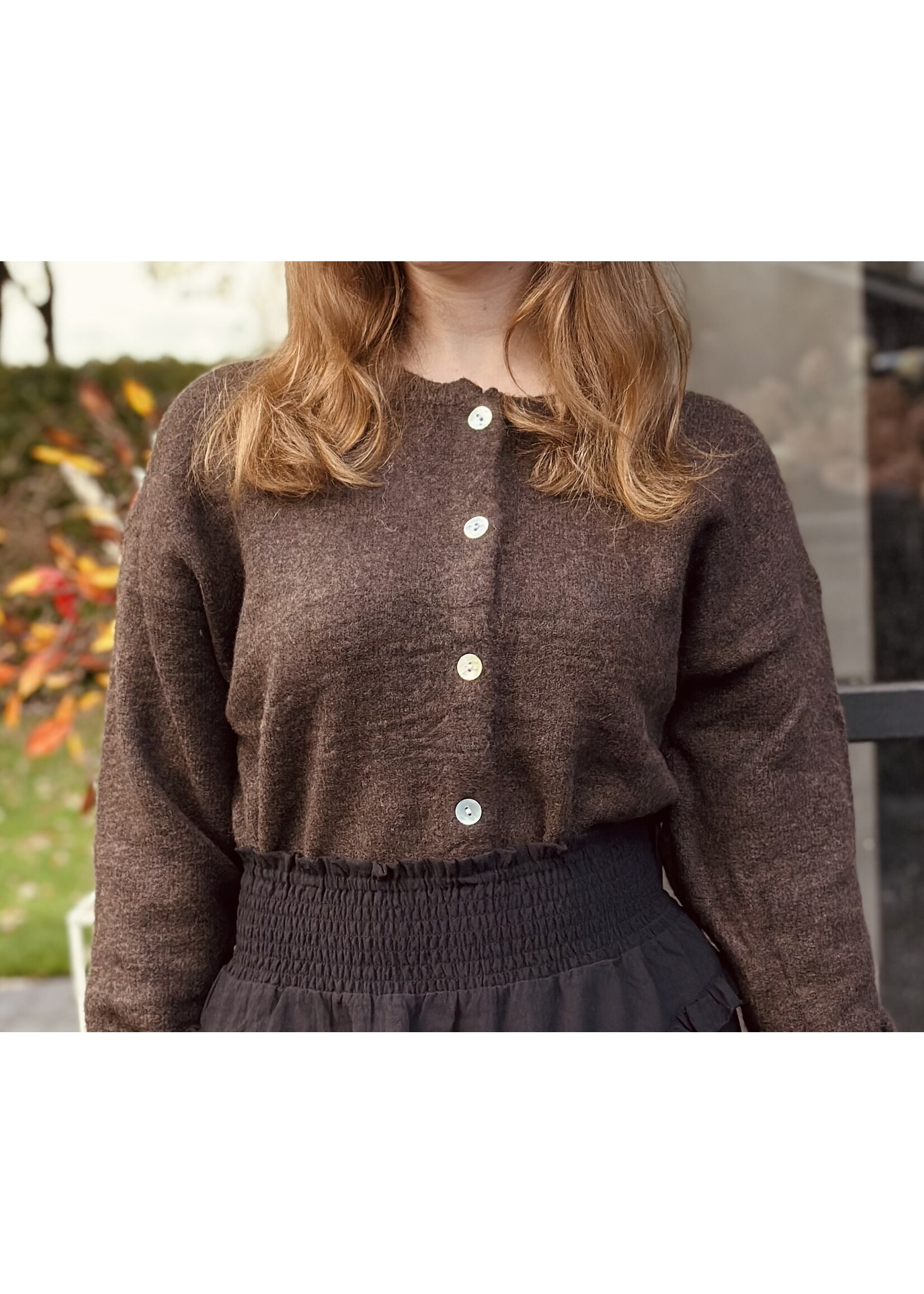 Quinty cardigan brown One Size