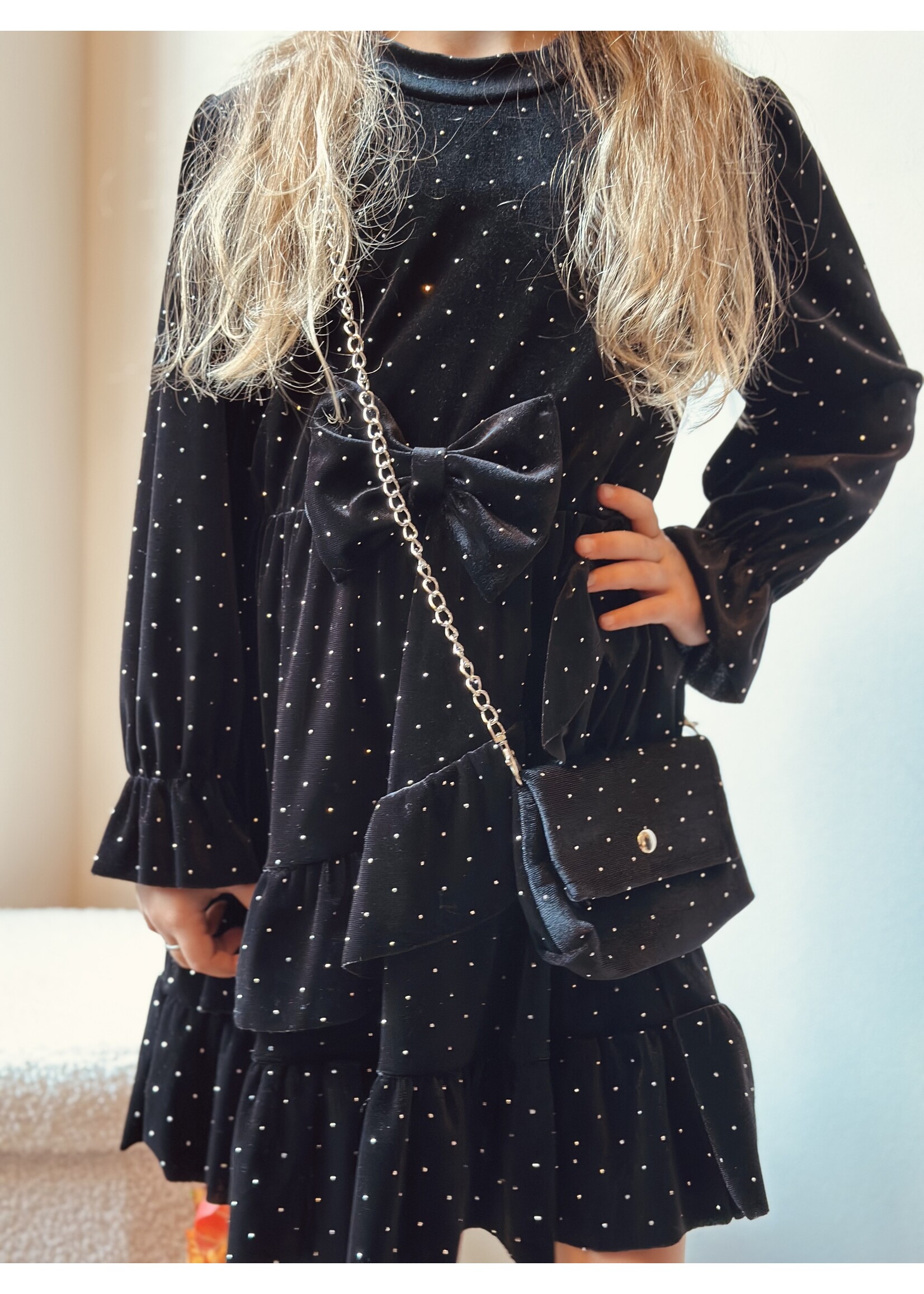Janna dress glitter black