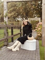 Alice set sweater + skirt black One Size