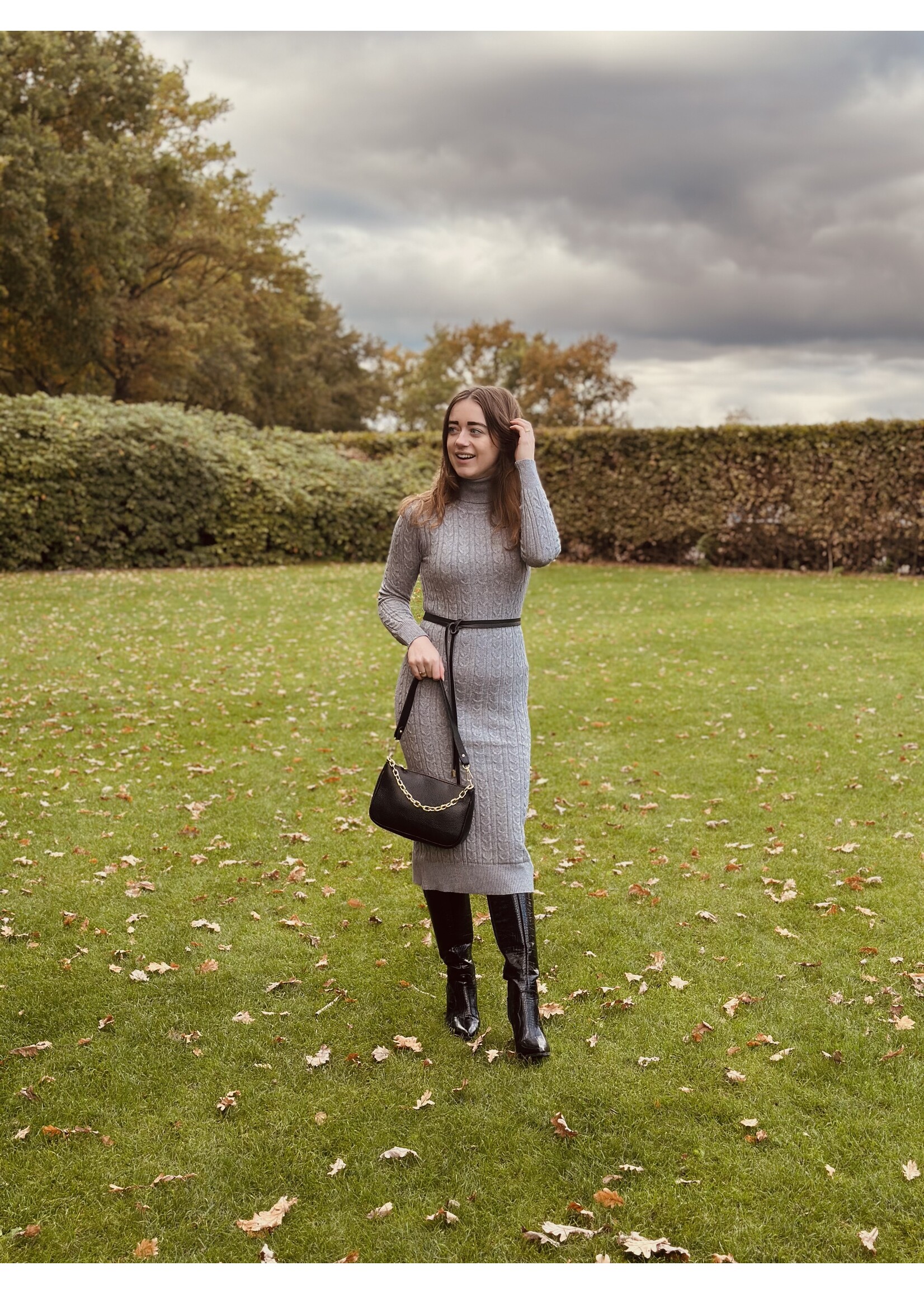 Eveliene bodycon dress grey One Size