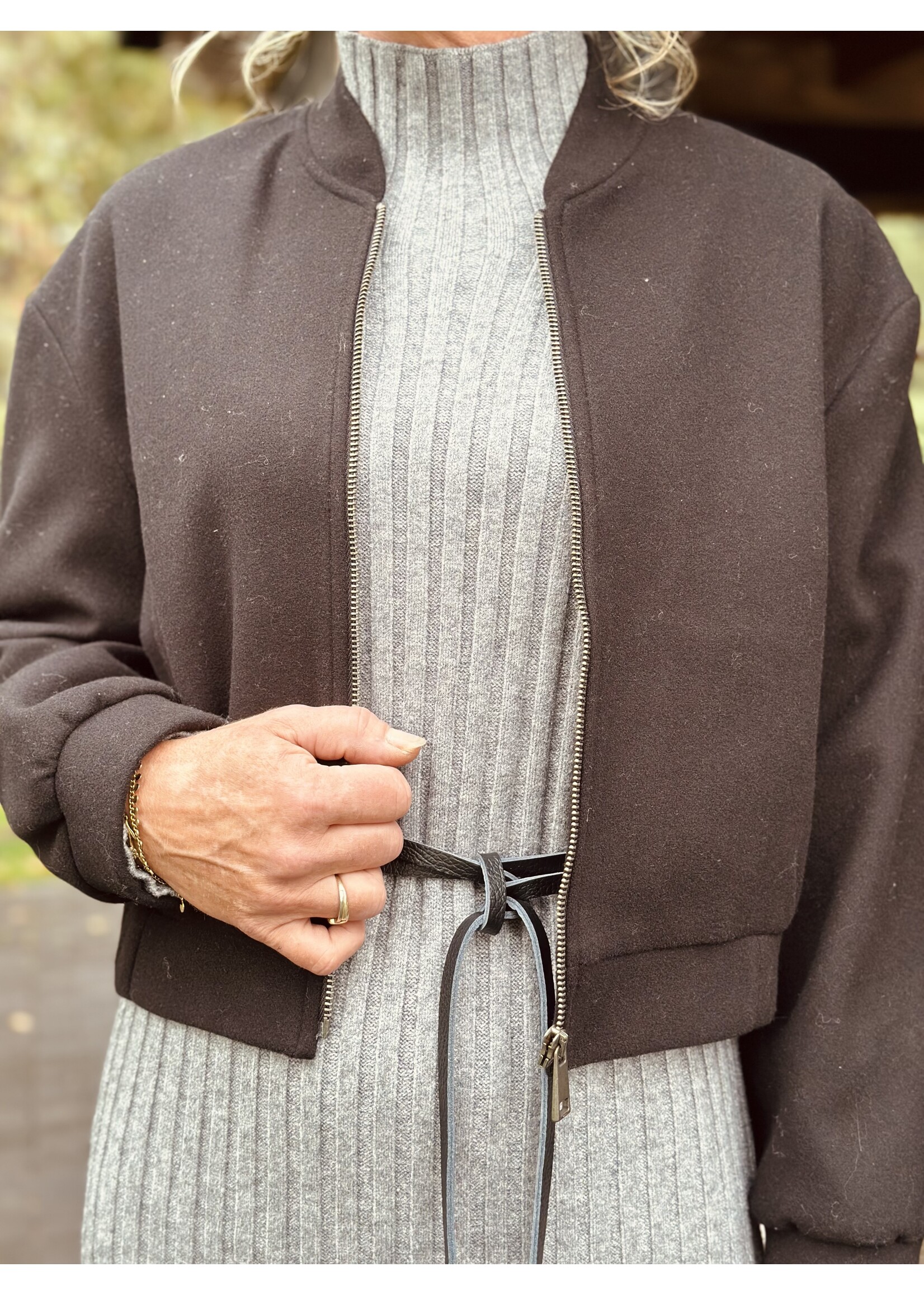 Elvira Elvira Leyla bomber jacket black