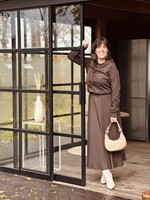 Elvira Elvira Eve long skirt brown
