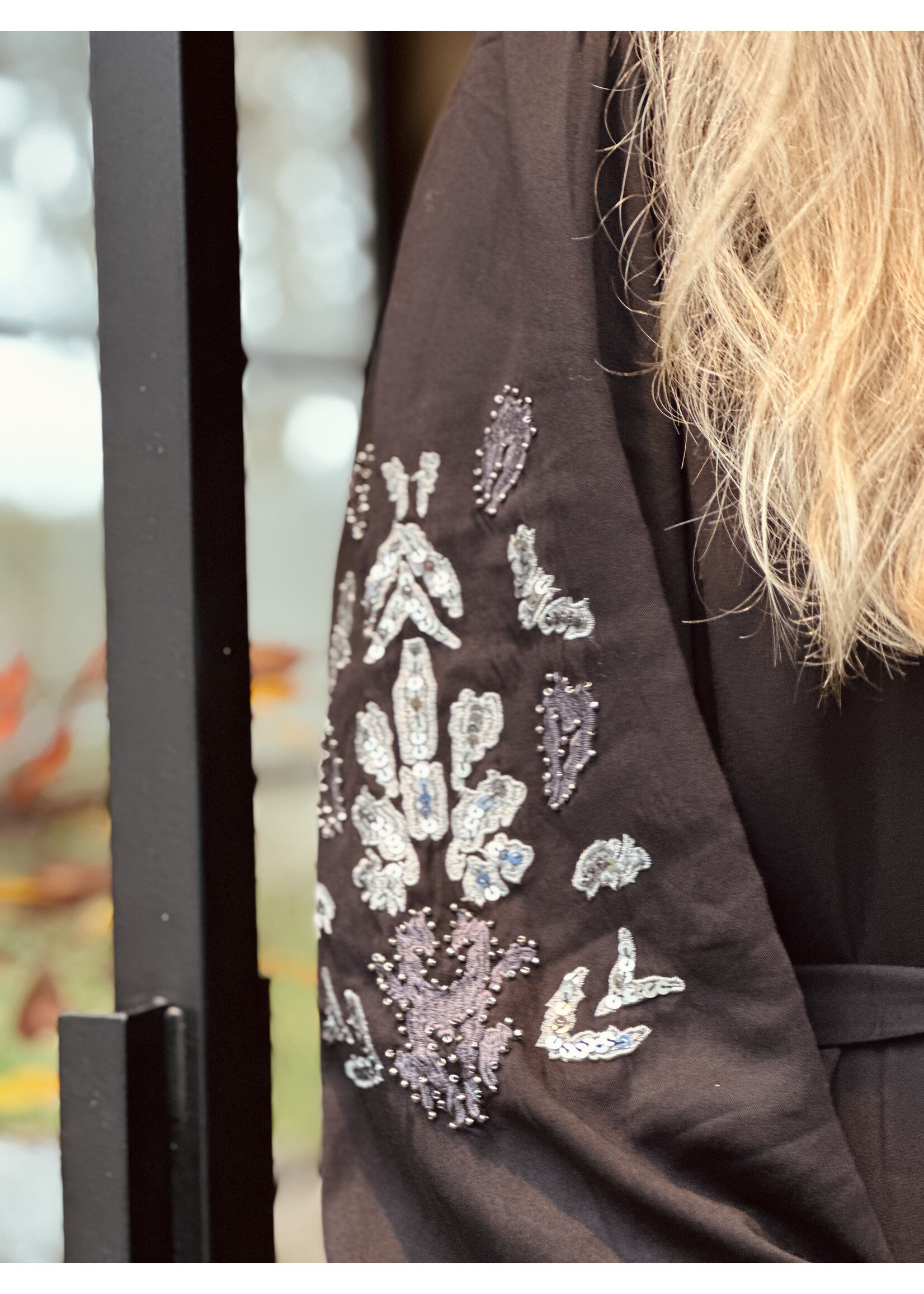 Smashed Lemon Smashed Lemon Marena dress black/silver