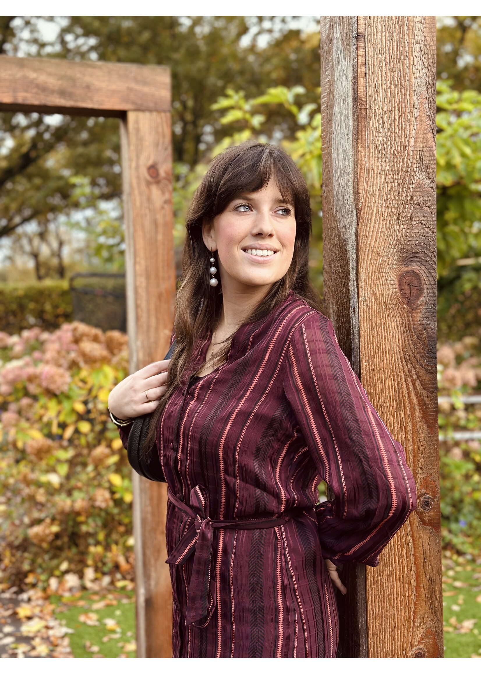 Lofty Manner Lofty Manner Lina dress pink print