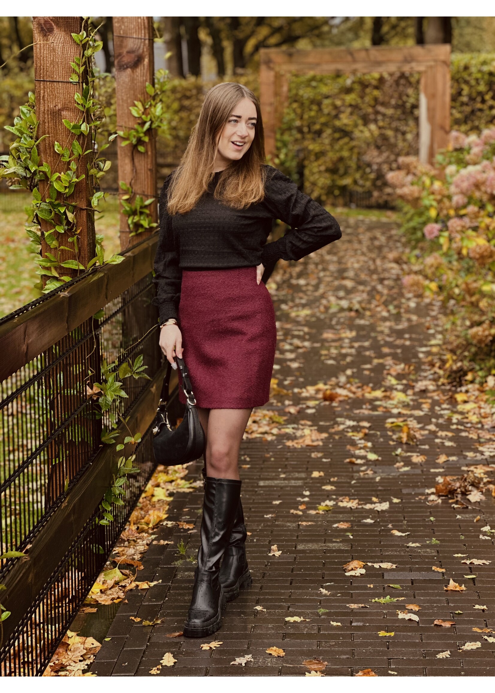 Lofty Manner Lofty Manner Thyrsa top black