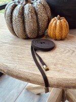 Valerie wrap belt brown suede One Size