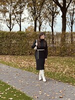 Mylena knitted dress black  One Size