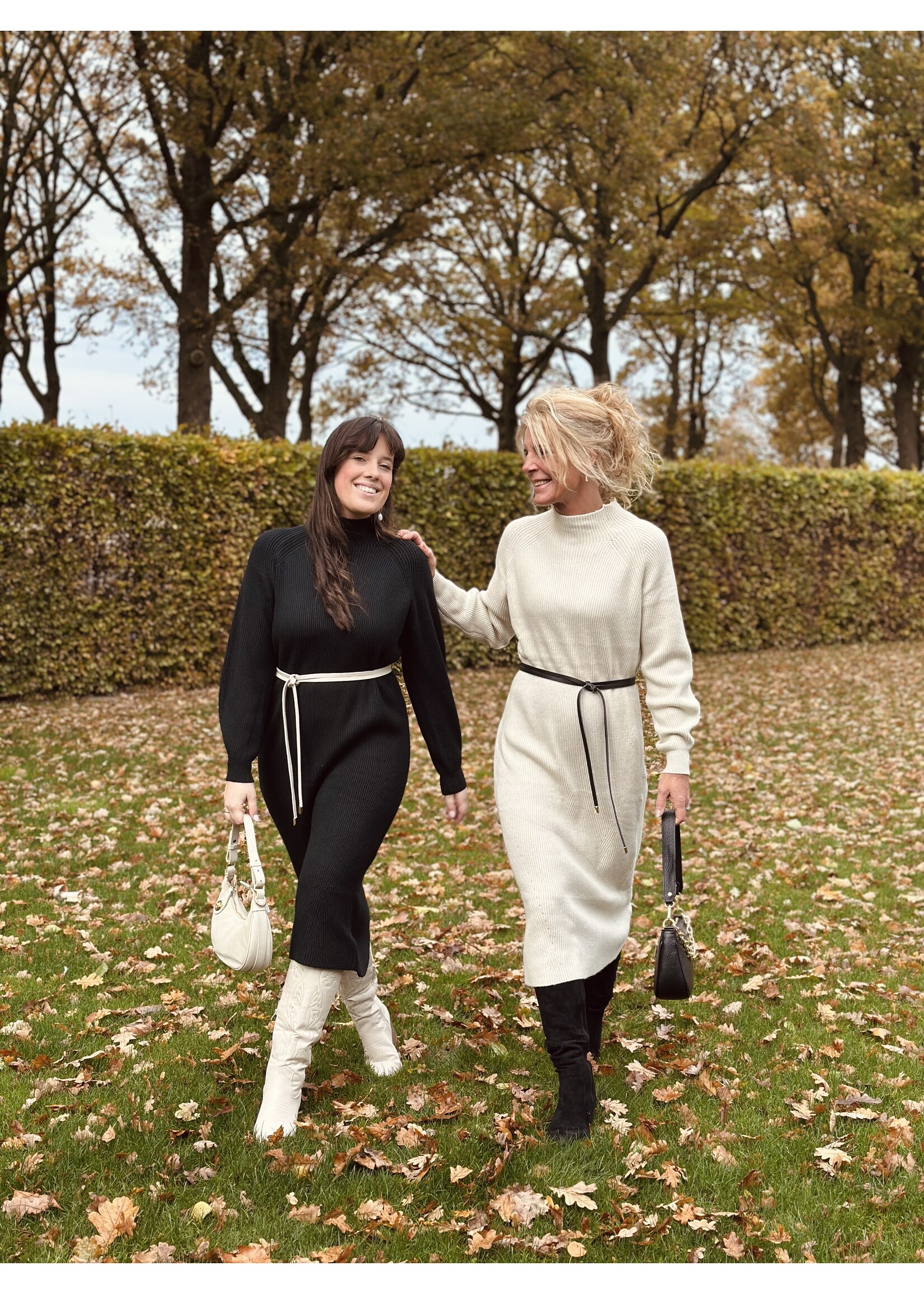 Mylena knitted dress black  One Size