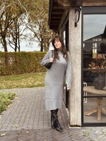Mylena knitted dress grey  One Size