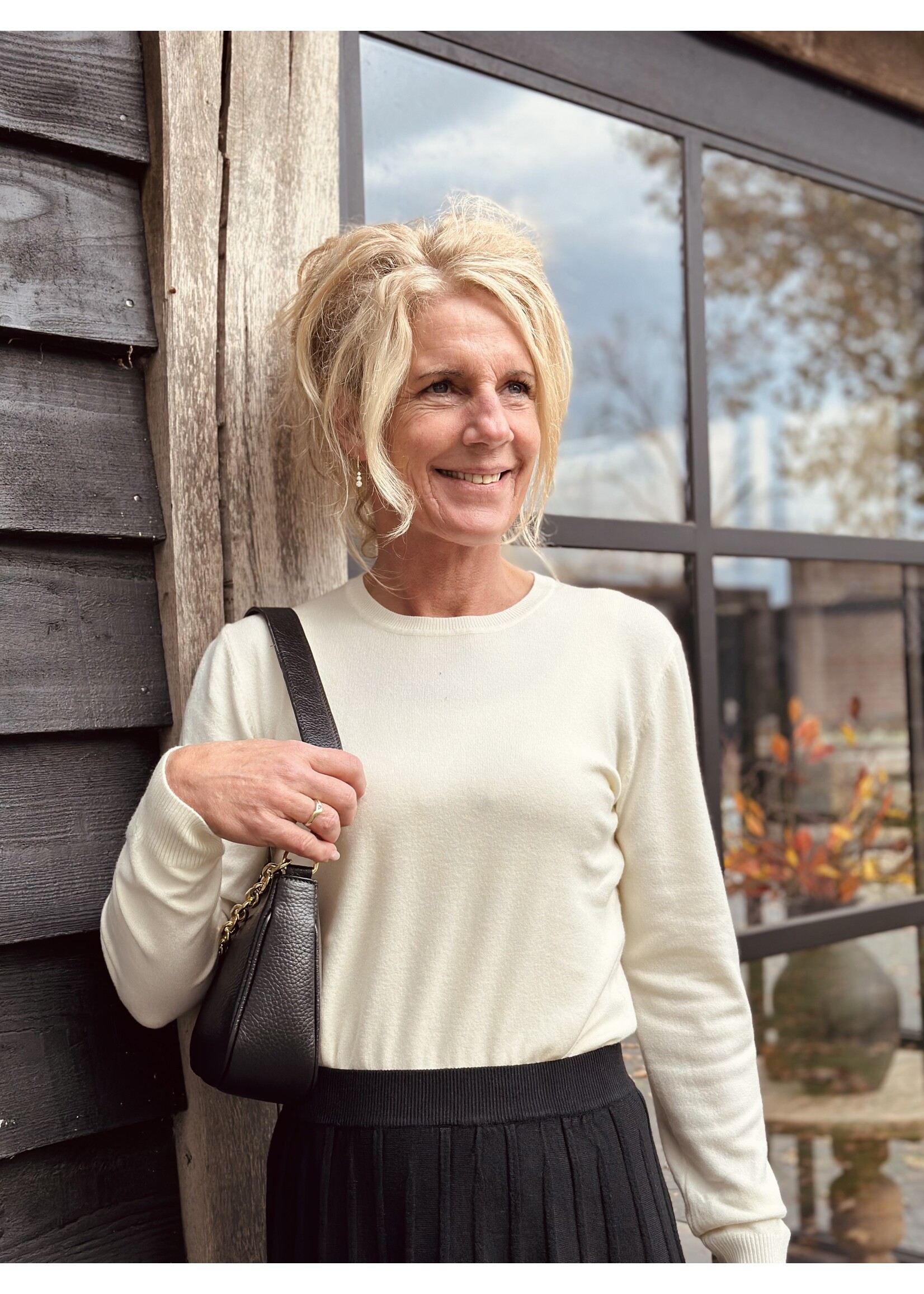 Hiske sweater crème