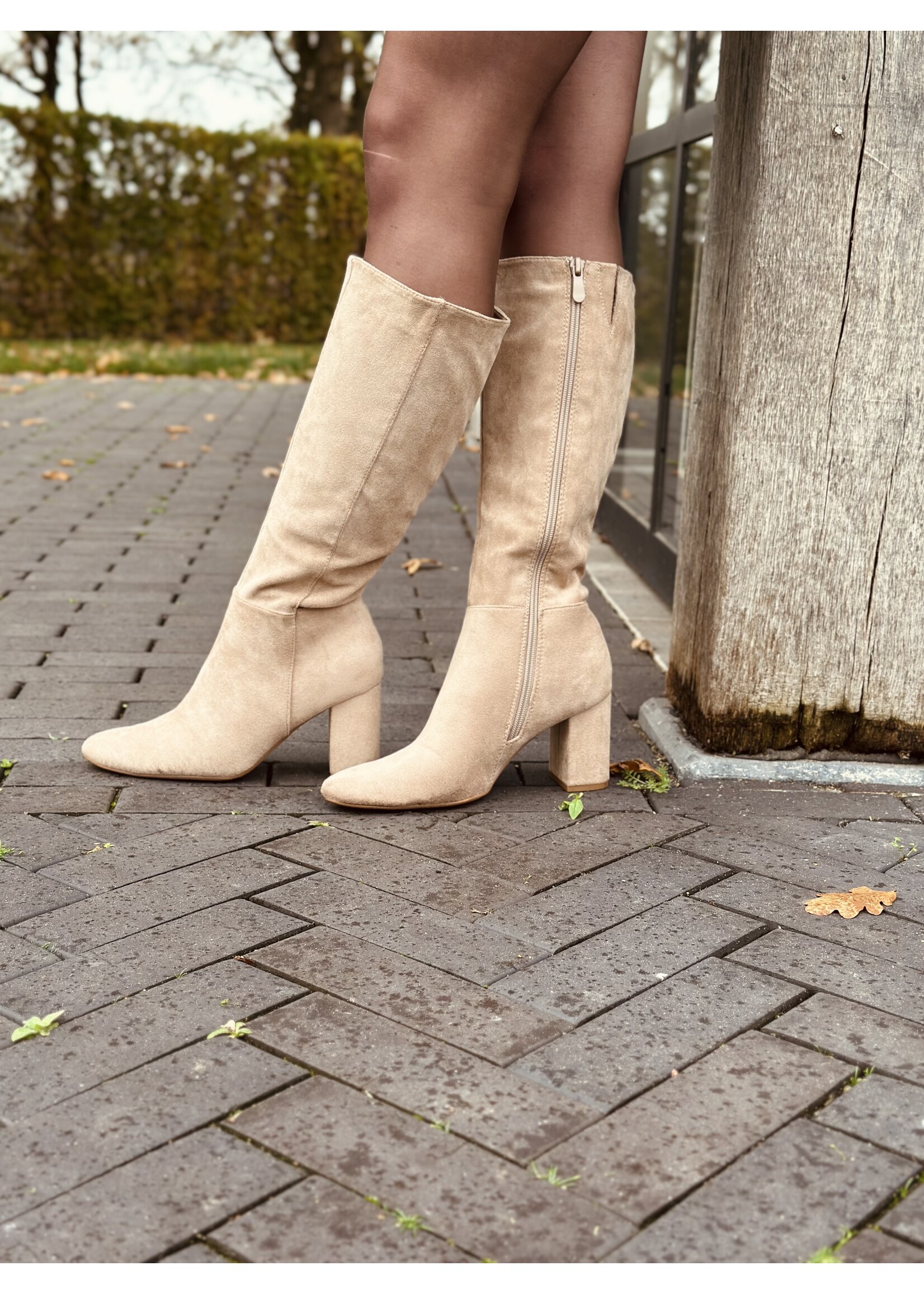 Marieloise high heels suède camel