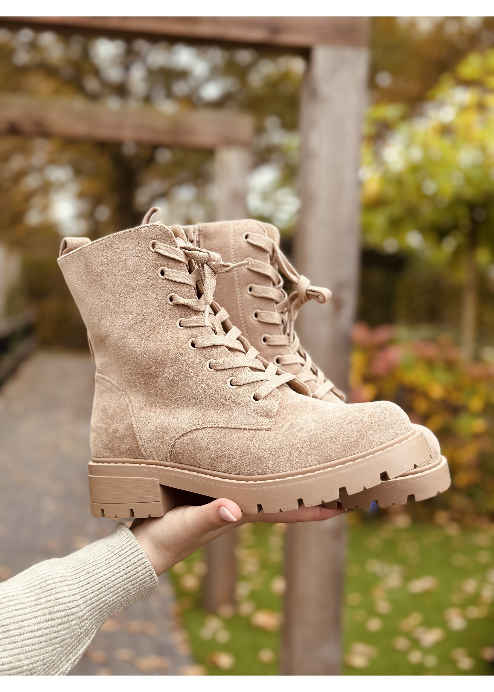 Janette boots suède camel