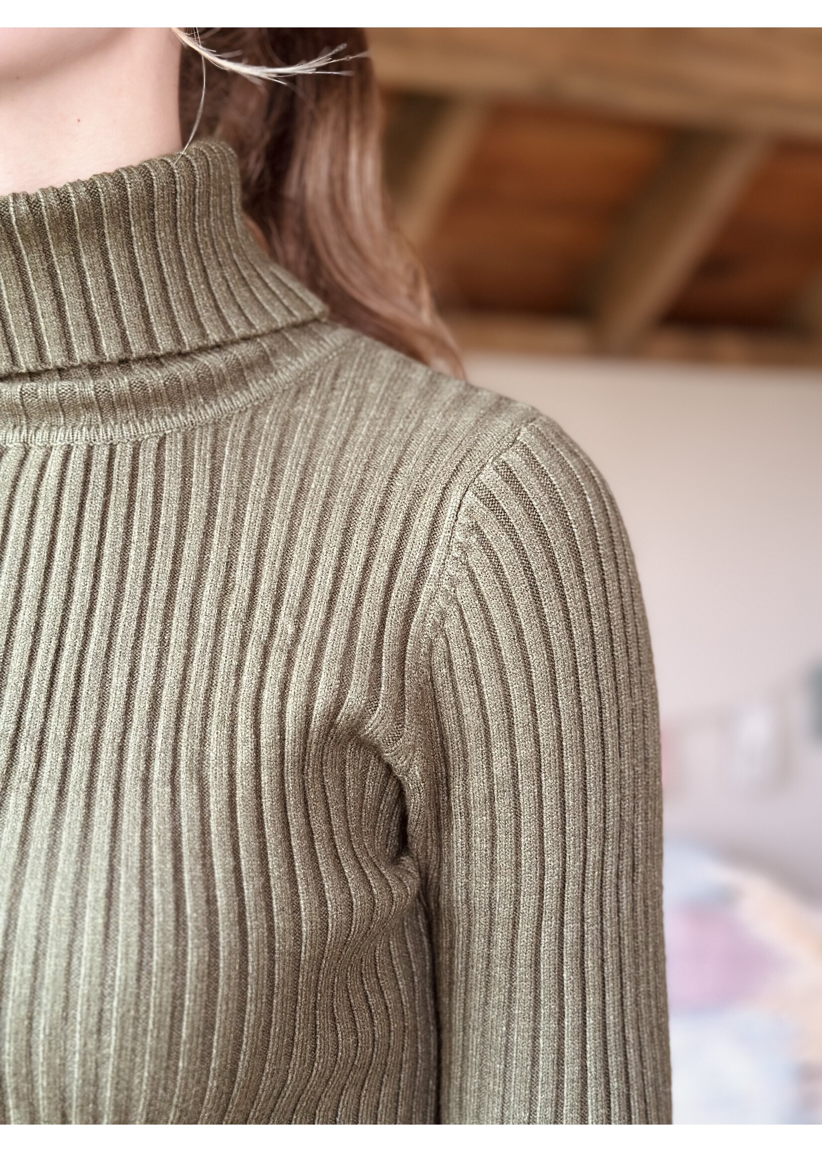 Elinda bodycon dress army green One Size