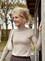Denice turtleneck taupe One Size