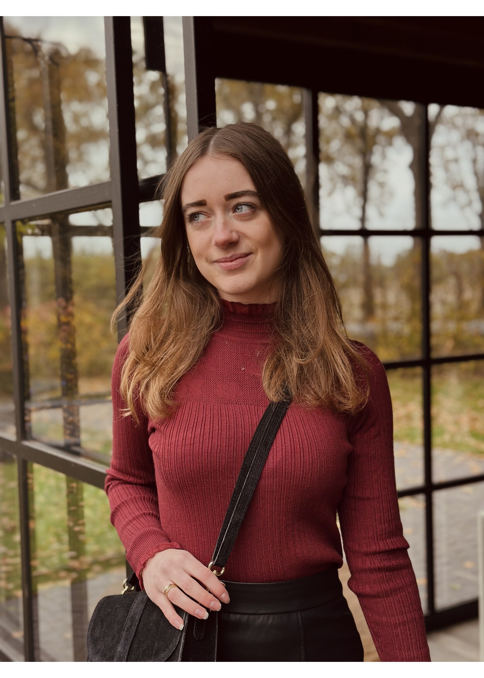 Lisalot top bordeaux red One Size