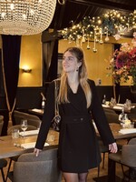 Lofty Manner Florence blazer dress black