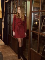 Sady blazer dress bordeaux red