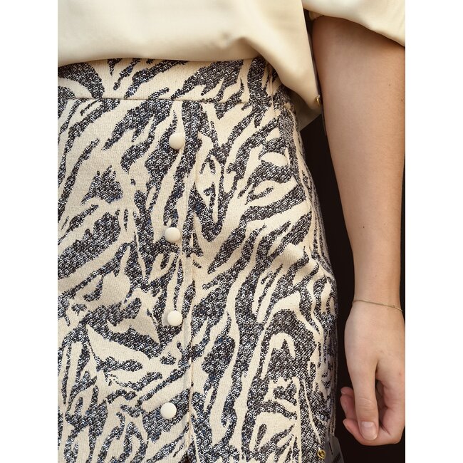 Accentil Vera skirt blue print