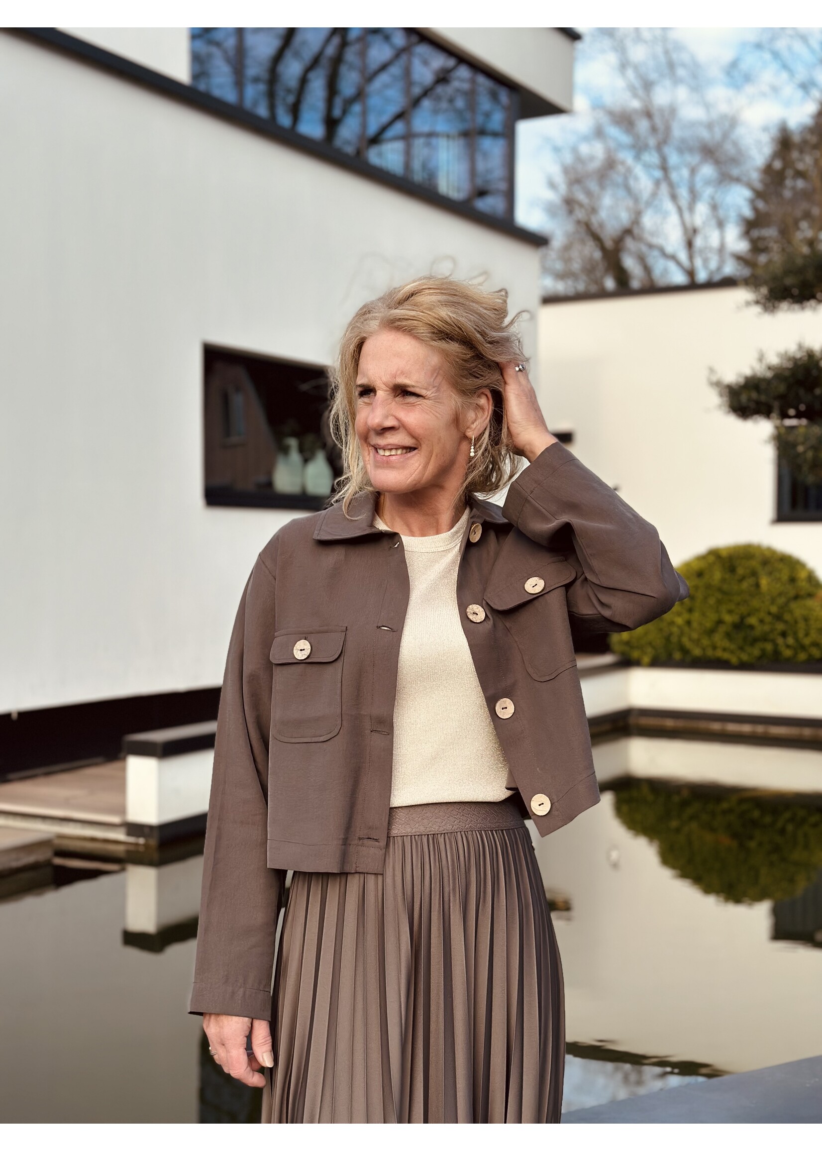 Elvira Elvira Loa jacket brown