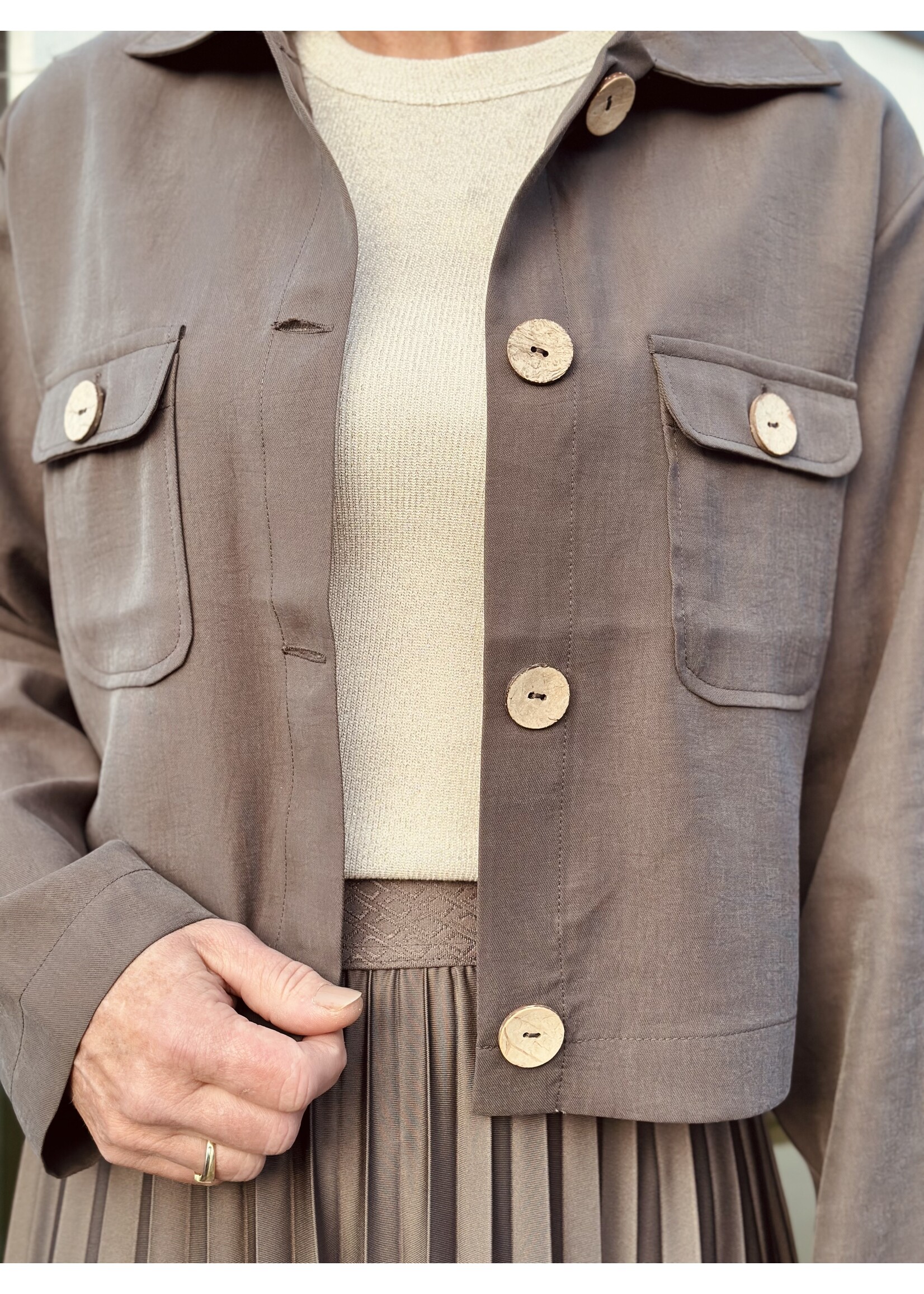 Elvira Elvira Loa jacket brown